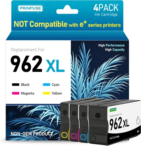 Vista 19 de 63XL - Cartucho de tinta negro remanufacturado para HP 63, compatible con impresora Officejet 3830 4650 4655 Envy 4520 3634 Deskjet 3630 1111
