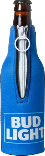 Vista 2 de Bud Light - Traje de botella de neopreno con licencia oficial de Bud Light con cremallera (1)