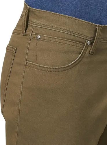 Vista 5 de Wrangler Authentics - Pantalón de sarga de corte recto para hombre