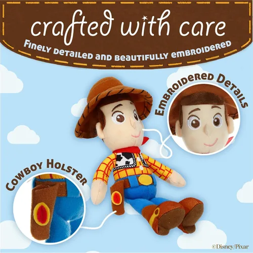 Vista 3 de Disney Baby Toy Story - Peluche grande de 8 pulgadas, Woody