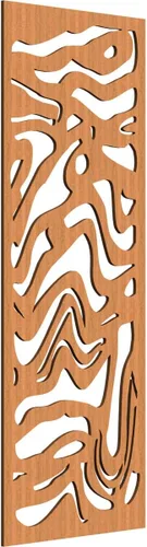 Vista 182 de 9 3/8"W x 24 3/8"H x 1/4"T Northfield Decorativos Paneles de Pared de Madera Calado, Abedul