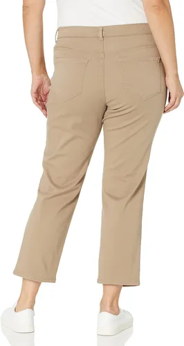Vista 2 de Gloria Vanderbilt Jeans clásicos cónicos Amanda para mujer, Avellana