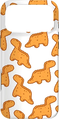 Vista 22 de Cute Dino T-Rex Chicken Nugget Funny Tyrannosaurus Case para iPhone 17