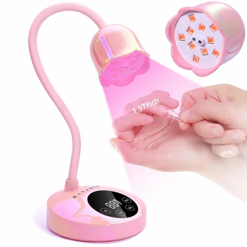 Vista 12 de Makartt Lámpara de uñas UV inalámbrica de cuello de cisne para uñas Gel-X A04-lámpara de uñas-Glazed Purple