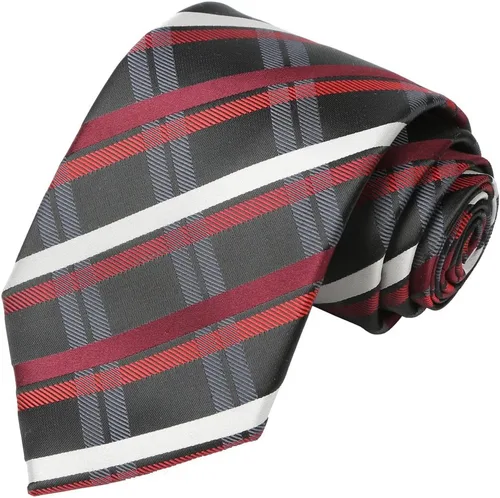 Vista 39 de KissTies Mens Checkered Tie Set Solid Color Festive Necktie + Pocket Square