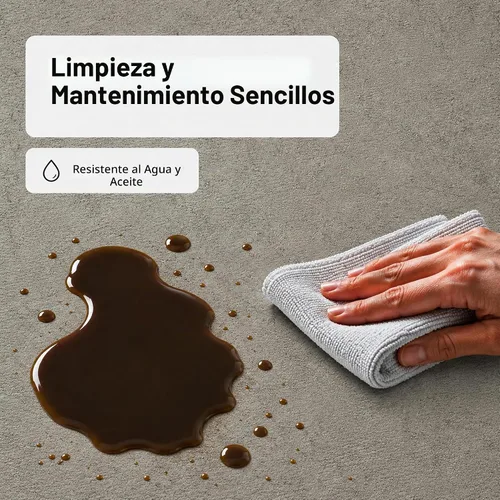 Vista 8 de Papel de hormigón teñido para muro con película adhesiva para interiores., VBS901 Gris cálido