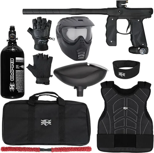 Vista 5 de Action Village Empire Mini GS TP Nivel 1 Kit de pistola de paintball protector
