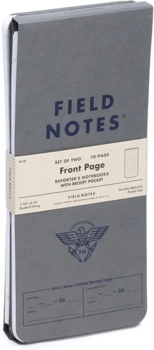 Vista 2 de Field Notes - Portada de 2 cuadernos de reportero - 3.75" x 8