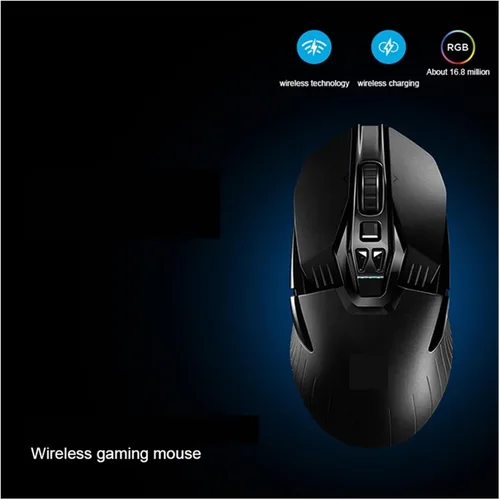 Vista 6 de Wireless Gaming Mouse Bluetooth RGB Rechargeable Mice 12000 DPI Optical Mause Gamer for Laptop PC