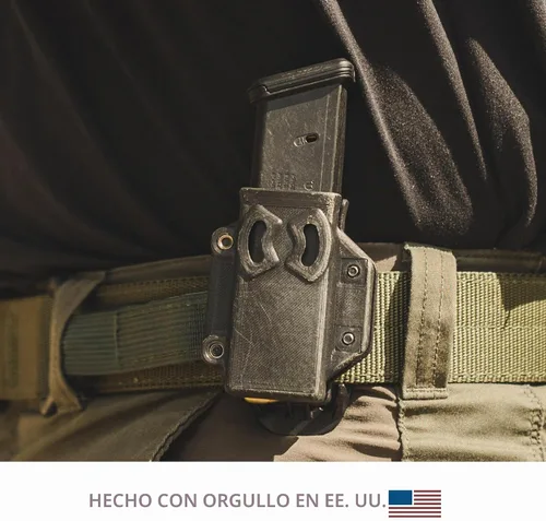 Vista 5 de Alien Gear Photon Mag Carrier - Adjustable Cant, Retention, Ride Height - IWB/OWB Magazine Holder - Sidecar - Mag Holder, Tactical Mag Pouch - Made
