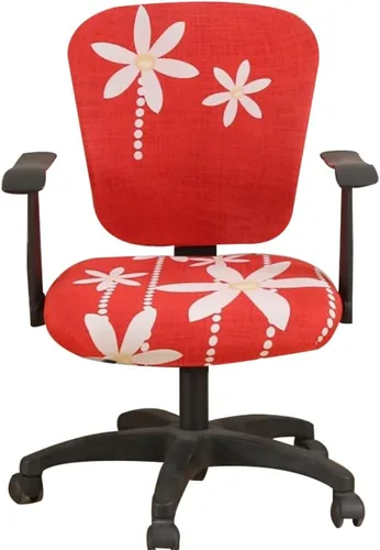 Vista 18 de Jinzio Funda para silla de oficina de computadora, tela protectora dividida y elástica, de poliéster, universal, para escritorio, para silla