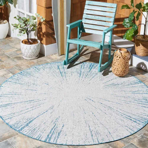 Vista 41 de Safavieh Courtyard Collection CY8893 - Alfombra decorativa para interiores y exteriores, no desprende pelusa, fácil de limpiar, 2 x 3 pies 7 beige