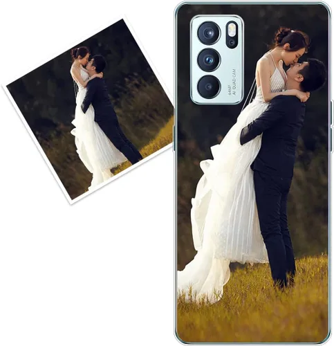 Vista 305 de Funda personalizada compatible con Oppo A1 Pro, fundas de teléfono personalizadas con imagen de foto, imagen de texto, cubierta transparente