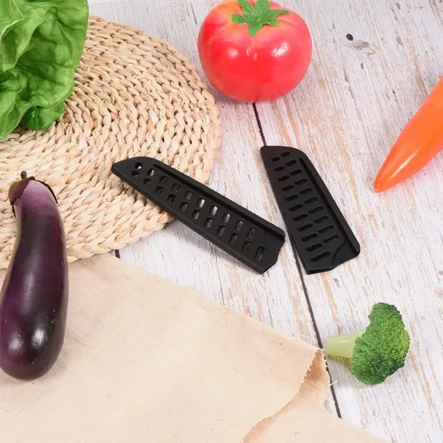 Vista 6 de PATIKIL Fundas de seguridad PP para cuchillo Santoku de 5 pulgadas, paquete de 2 cuchillos, protector de cuchillos, protector de cuchillas, funda