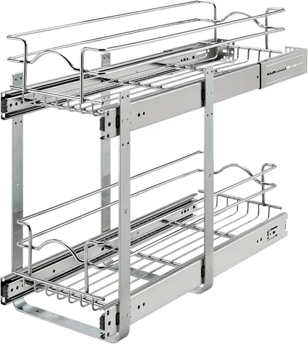 Vista 12 de Rev-A-Shelf Estante extraíble y organizador de cajones para armario de cocina, cesta de almacenamiento de despensa en varios tamaños, 18 x 20