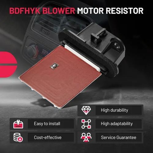 Vista 7 de BDFHYK Resistencia del motor del soplador de calentador de CA 1580879 compatible con Chevy 05-10 Cobalto, 06-11 HHR, compatible con Pontiac 07-10