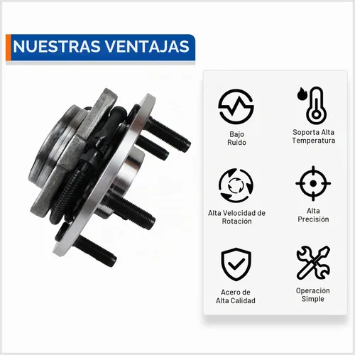 Vista 6 de PAROD 515151 Buje de rueda delantera para Ram 1500, Ram 1500 Classic ABS 5