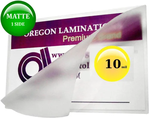 Vista 2 de Oregon Lamination Bolsas para Laminar Caliente Legal (Pack de 50) 10 Mil 9 x 14-1/2 Mate/Brillo