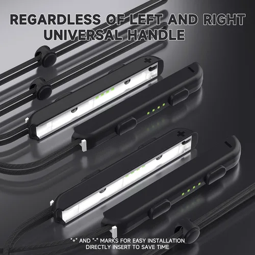 Vista 4 de Joycon - Correas de muñeca para interruptor, repuesto para correa Joy Con, paquete de 4, correa de muñeca ajustable para interruptor Joycon, 2 pares