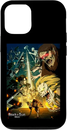 Vista 28 de Attack on Titan Funda de anime para iPhone 17 de temporada final de temporada 4