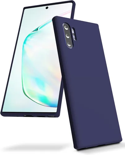 Vista 8 de GOOSPERY Funda de silicona líquida para Galaxy Note 10 Plus (2019) Silky-Soft Touch Full Body Protection Funda a prueba de golpes con forro