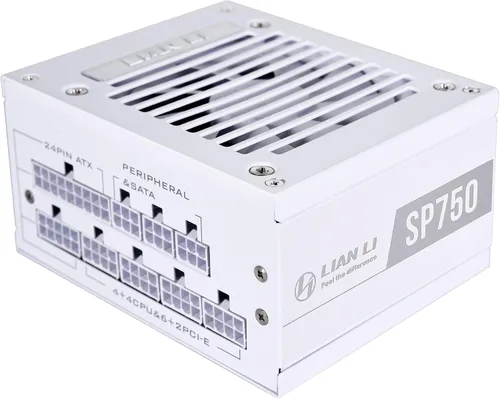 Vista 15 de Lian Li Fuente de alimentación SP750 V2 Gold SFX de 750 vatios Cable nativo de 12V-2x6 - Bajo ruido - Eficiencia Gold 80+ - Cumple con ATX 3.1