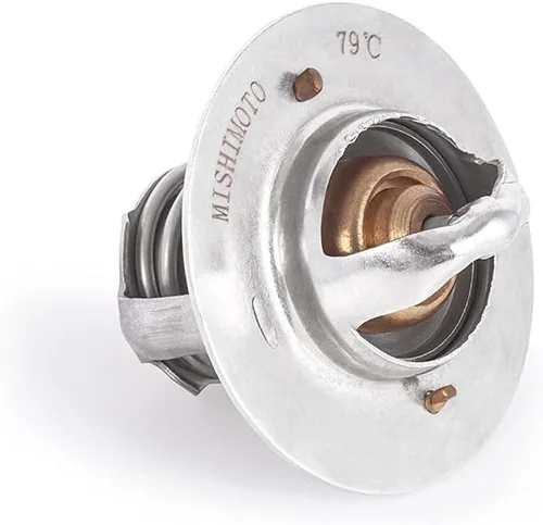 Vista 2 de Mishimoto Termostato de baja temperatura MMTS-RAM-89L, compatible con Dodge 5.9L First-Gen Cummins 1989-1993