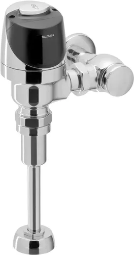 Vista 5 de Sloan G2 Optima Plus 8186 - Flushometro de orina con sensor expuesto, válvula de descarga de 0.5 GPF, sensor infrarrojo con botón de anulación