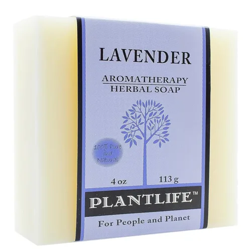 Vista 30 de Plantlife Ambrosia - Jabón hidratante y calmante para tu piel, hecho a mano con ingredientes a base de plantas, hecho en California en barra de 4