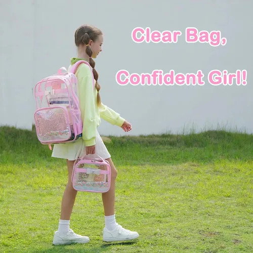 Vista 2 de Gazigo Mochila para niñas, escuela primaria, mochila de conejito para niñas, bonita mochila para niños y jardín de infantes preescolar