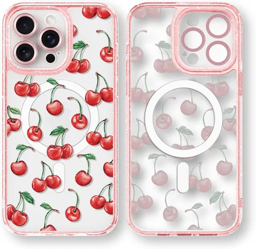 Vista 40 de Compatible para iPhone 13 Funda Bonita Estética - Funda para Teléfono Rosa con Purpurina con Protector de Cámara - Diseño de Cubierta