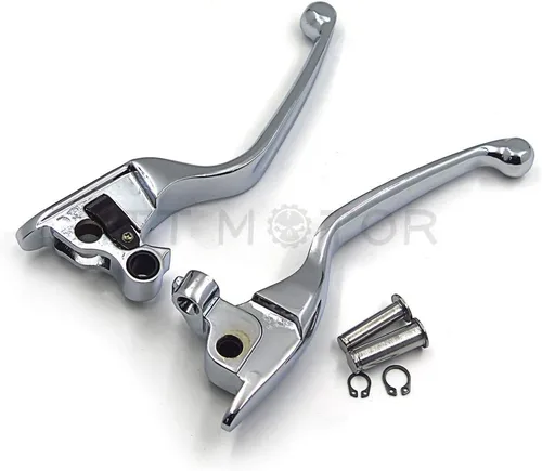 Vista 8 de MT241-026-CD Piezas de freno de mano de embrague cromado Compatible con modelos Harley 2008-2013 Touring y Trike 2014 y posteriores FLHR y FLHRC