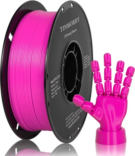 Vista 18 de TINMORRY - Filamento Rapid PETG-Eco de 1.75 mm para impresora 3D, compatible con impresora 3D Bambu FDM, 2.2 libras (1 kg), 1 bobina, color naranja