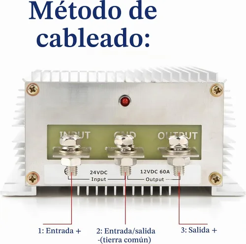 Vista 3 de YWBL-WH 24V a 12V 60A DC Buck Convertidor, 720W reductor de suministro