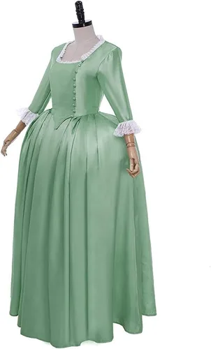 Vista 3 de Disfraz musical de Hamilton Elizabeth Schuyler Angelica Peggy para mujer