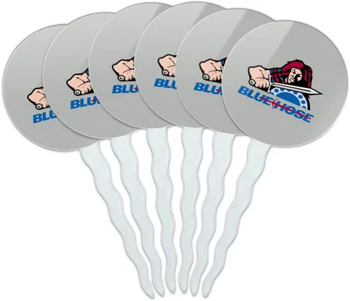 Vista 228 de Abilene Christian - Juego de 6 palillos para cupcakes con logotipo secundario