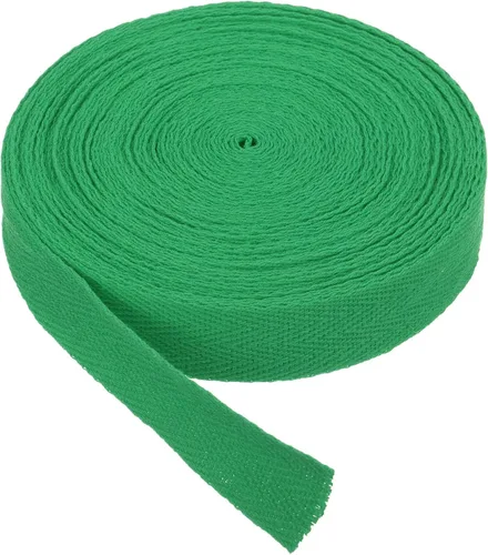 Vista 226 de PATIKIL Cinta de sarga de algodón de 1 pulgada, 50 yardas, cinta de algodón, cinta de encuadernación al bies, cinta de espiga para costura, Verde