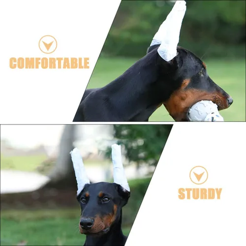 Vista 6 de Kit de soporte para orejas de cachorro con cinta adhesiva de espuma para doberman y perros pequeños, herramientas de publicación de orejas de perro