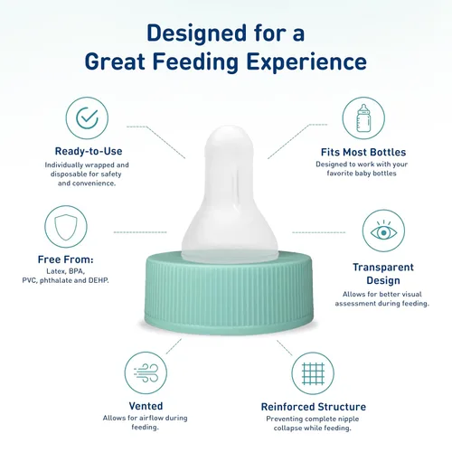 Vista 3 de Enfamil Pezón suave de flujo lento para bebés prematuros, 12 CT