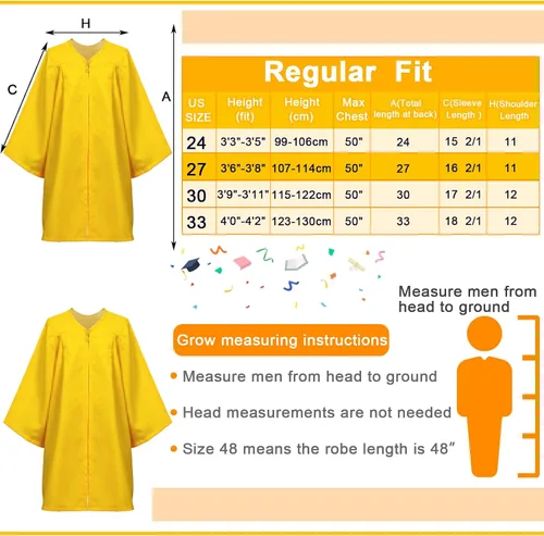 Vista 2 de Unittype 24 piezas de vestido de graduación preescolar con borla, estola de graduación, osito de felpa para niños