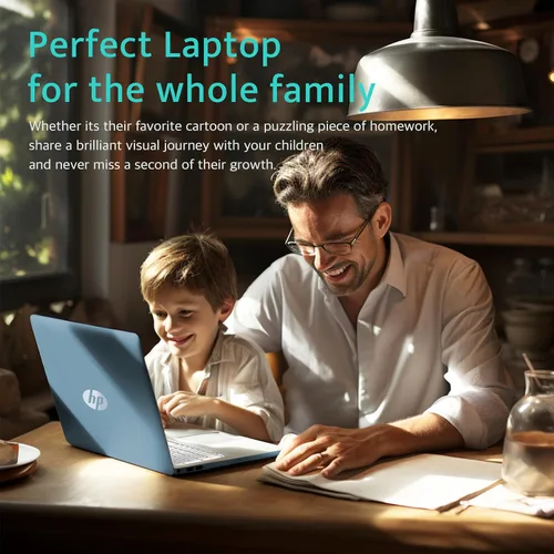Vista 7 de HP Laptop FHD de 15.6", AMD Ryzen 5-5500U, 16 GB de RAM, almacenamiento de 1.16 TB (1 TB SSD + 160 GB de estación de acoplamiento), gráficos AMD