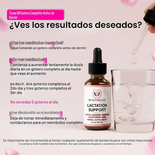 Vista 8 de Benevolent - Gotas líquidas de apoyo a la lactancia prémium para madres