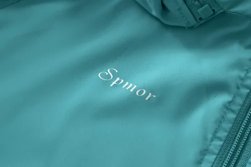 Vista 5 de Spmor Chaqueta impermeable ligera para hombre, rompevientos, para correr