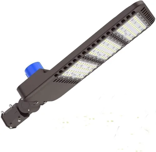Vista 10 de LEDMO Soporte de doble bocina LED para estacionamiento, soporte de montaje de 180 grados, soporte de montaje de poste redondo, doble L, espigas
