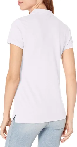 Vista 5 de Nautica Polo de algodón de manga corta con 5 botones para mujer