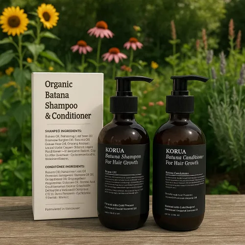 Vista 6 de Champú y acondicionador de aceite Batana para el crecimiento del cabello y un cabello saludable