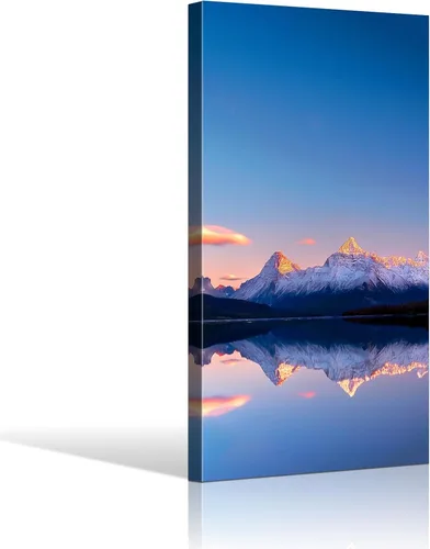 Vista 8 de YONICA Imagen en lienzo personalizada de tus fotos, impresión artística de pared personalizada de 16 x 24 pulgadas para decoración del hogar, lienzo