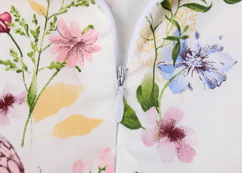 Vista 6 de SMILING PINKER Vestidos de verano para niñas pequeñas, de algodón, sin mangas, mariposa