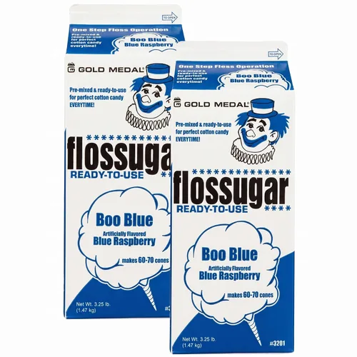 Vista 6 de Gold Medal Flossugar-3.25lbs./52oz.,BOO-BLUE,Frambuesa azul