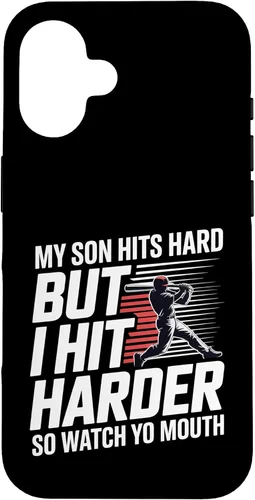 Vista 32 de My Son Hits Hard But I Hit Harder So Watch Yo Mouth - Case for iPhone 17